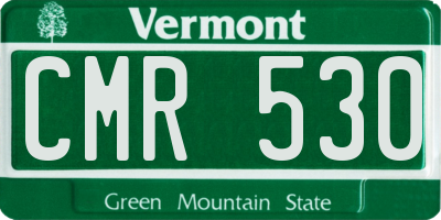 VT license plate CMR530