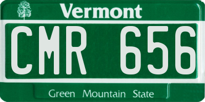 VT license plate CMR656
