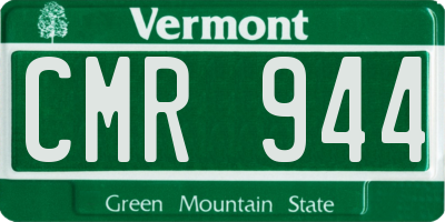 VT license plate CMR944