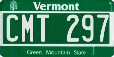 VT license plate CMT297
