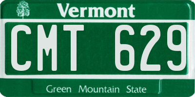 VT license plate CMT629
