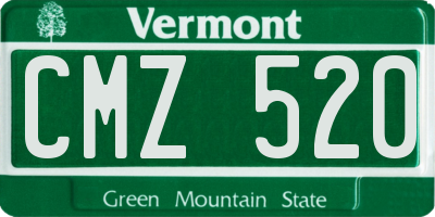 VT license plate CMZ520