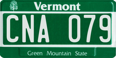 VT license plate CNA079