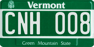 VT license plate CNH008