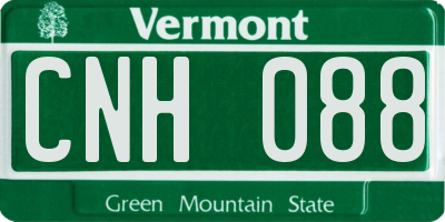 VT license plate CNH088