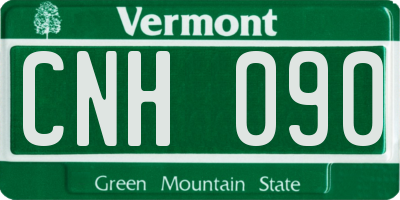 VT license plate CNH090