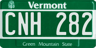VT license plate CNH282