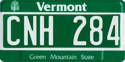 VT license plate CNH284