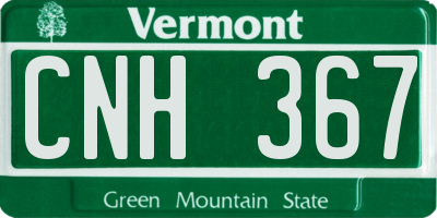 VT license plate CNH367
