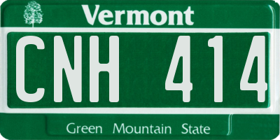 VT license plate CNH414