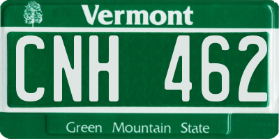 VT license plate CNH462