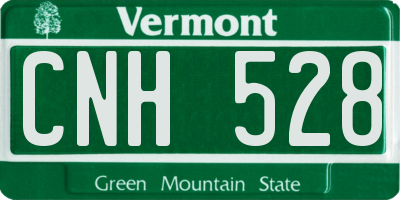 VT license plate CNH528