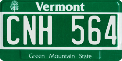 VT license plate CNH564