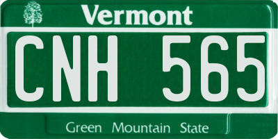 VT license plate CNH565