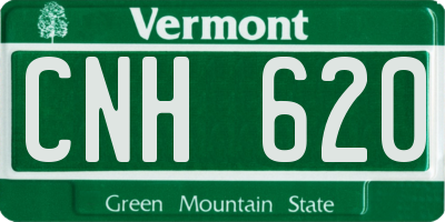 VT license plate CNH620