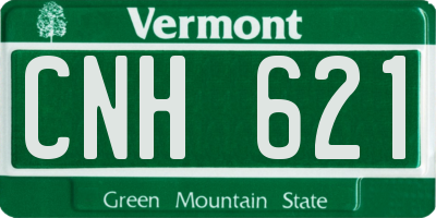 VT license plate CNH621