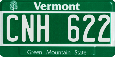 VT license plate CNH622