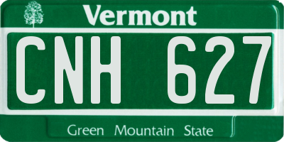 VT license plate CNH627
