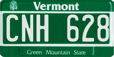 VT license plate CNH628