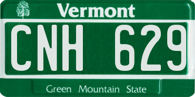 VT license plate CNH629