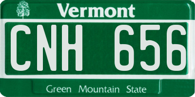 VT license plate CNH656