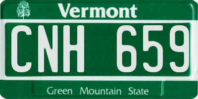 VT license plate CNH659