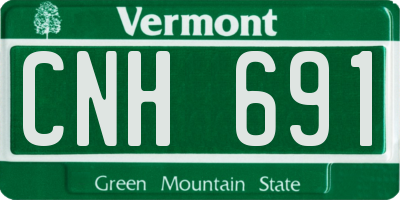 VT license plate CNH691