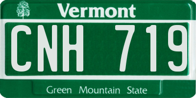 VT license plate CNH719