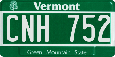 VT license plate CNH752