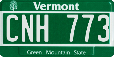 VT license plate CNH773