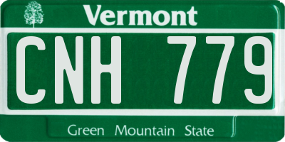 VT license plate CNH779