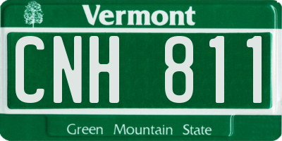 VT license plate CNH811