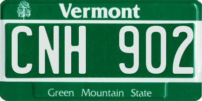 VT license plate CNH902