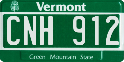 VT license plate CNH912