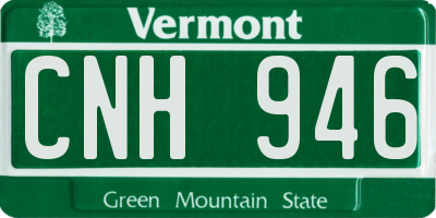 VT license plate CNH946