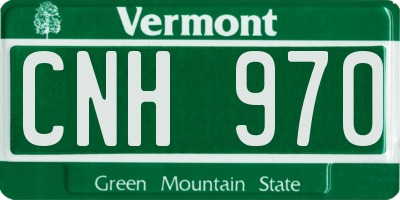 VT license plate CNH970