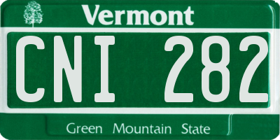 VT license plate CNI282