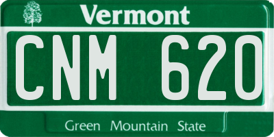 VT license plate CNM620