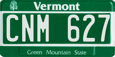 VT license plate CNM627