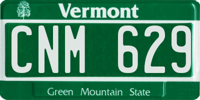VT license plate CNM629