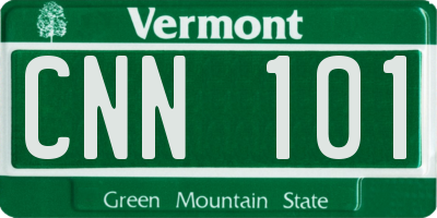 VT license plate CNN101