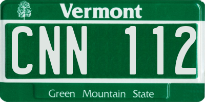 VT license plate CNN112