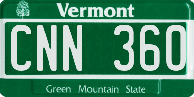VT license plate CNN360