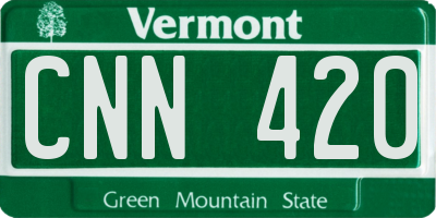 VT license plate CNN420