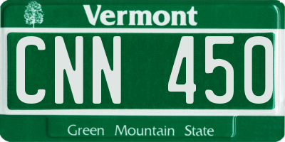 VT license plate CNN450