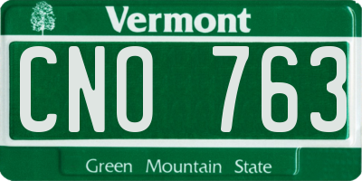VT license plate CNO763