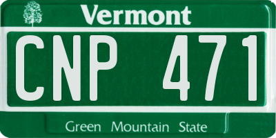 VT license plate CNP471