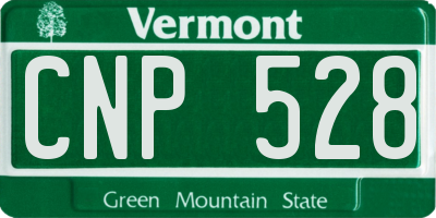 VT license plate CNP528