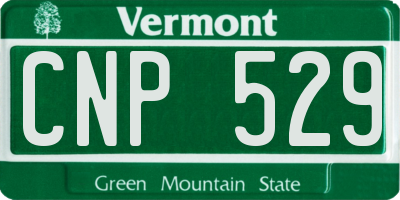 VT license plate CNP529