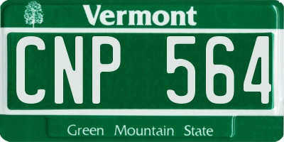 VT license plate CNP564